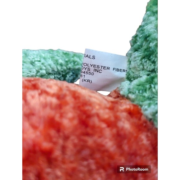 Royal Plush Toys Green Orange Dolphin Stuffed Plush Toy 12" Long Flaw Blue Eyes - Picture 8 of 10